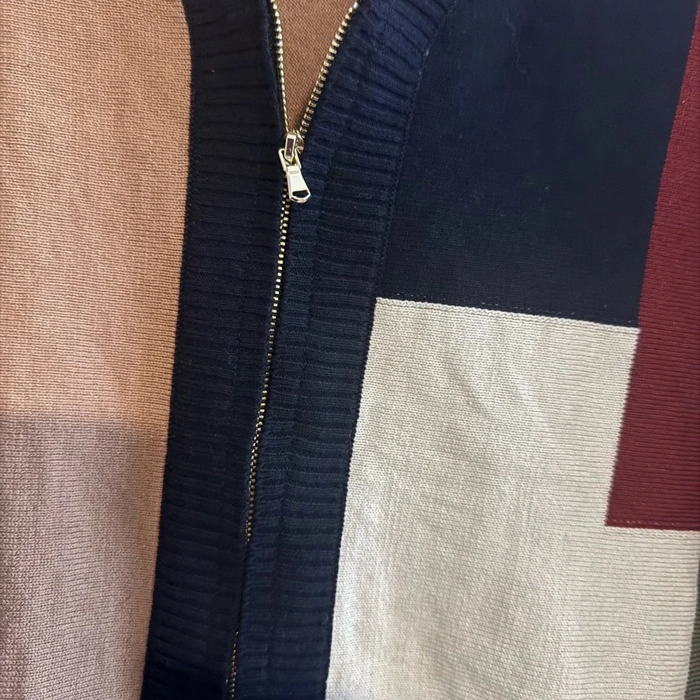 Notations Multicolor Open Front Poncho - Picture 4 of 6